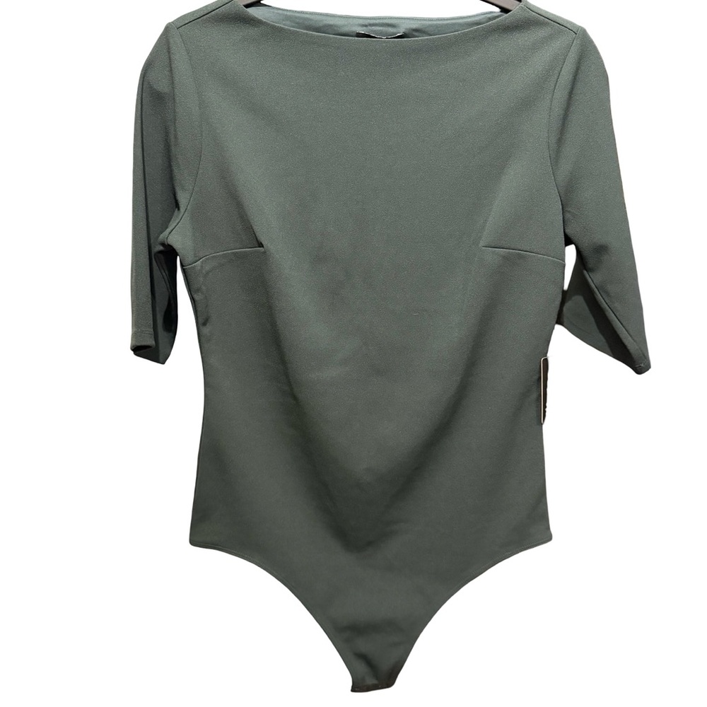 Express Olive Green Bodysuit